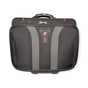 Wenger Swiss Gear Granada Pro 15.5" Wheeled Carry On-Black Expandable Handle